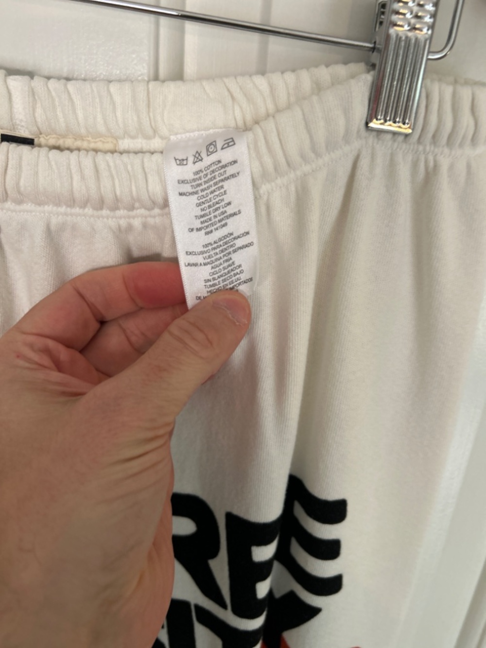 FREECITY sweatpant - chalk orange - XL - Picture 3 of 6